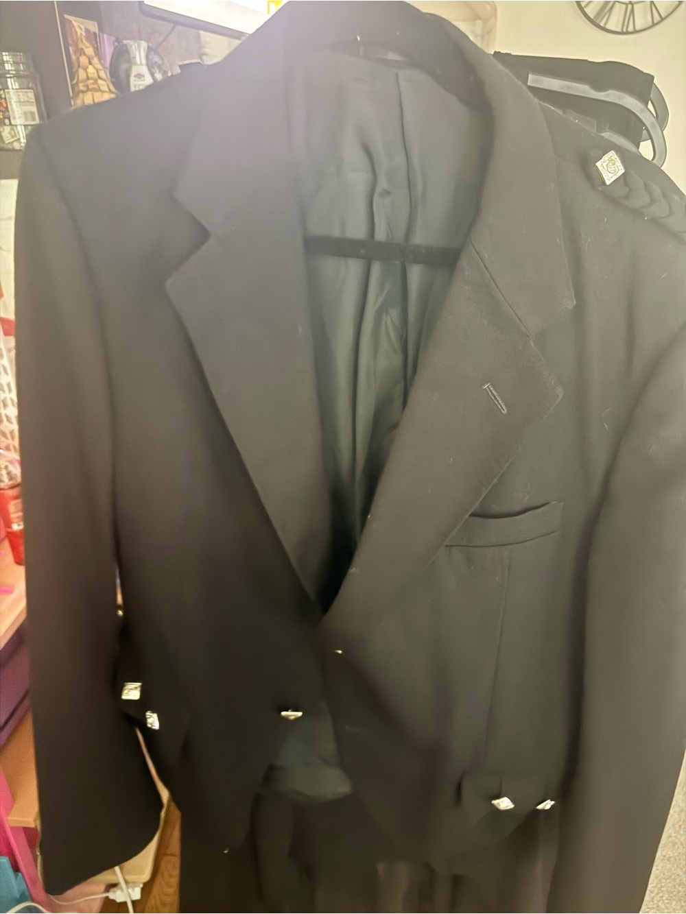 Men or Women Black Jacket - Classic Formal Blazer